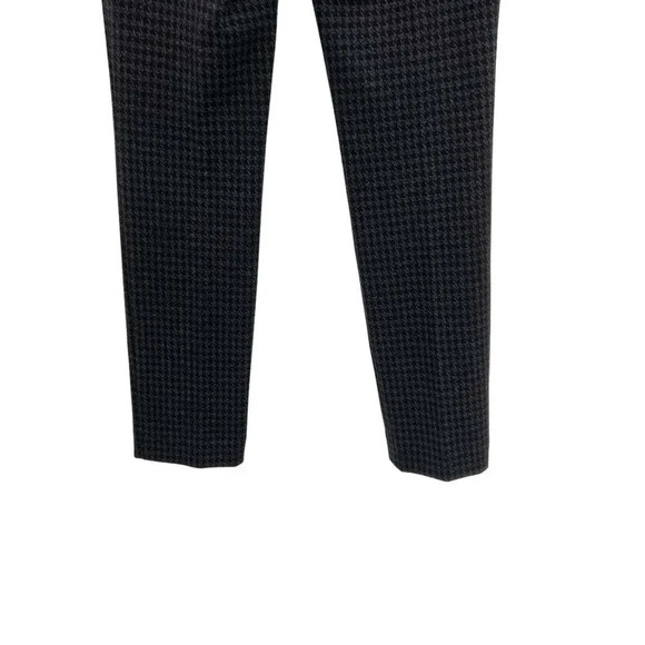 Theory Tailored Trouser in Houndstooth Twill Gray Black Size 0 - Picture 10 of 13